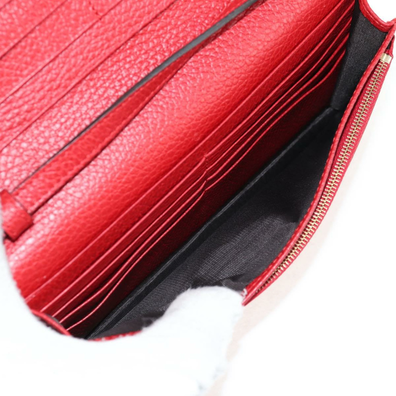 【日本直送】GUCCI 單肩皮夾 搖擺皮革 紅金色 368231 534563 正品 BA5829V-10