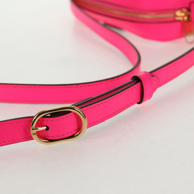【日本直送】GUCCI Web Sherry Line 單肩包 乙烯基透明 粉紅金 517350 正品 143984V-13