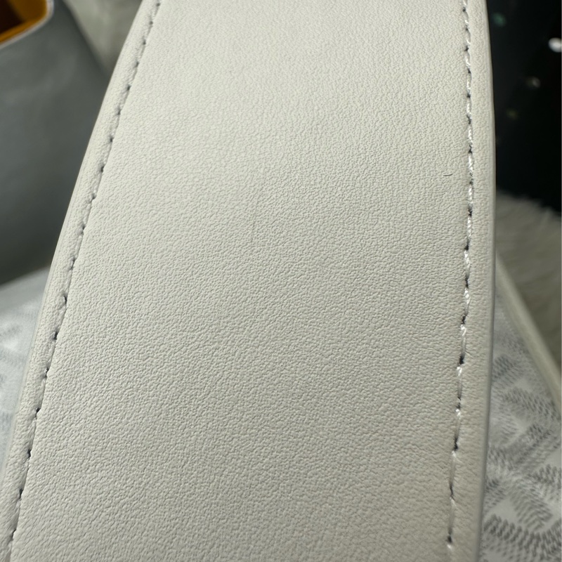 GOYARD Saint Léger 白色印字款背包-12