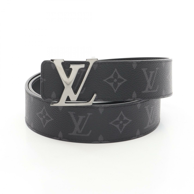LOUIS VUITTON LV 首字母 40 毫米腰帶 M9043 可翻轉字母黑色二手-0