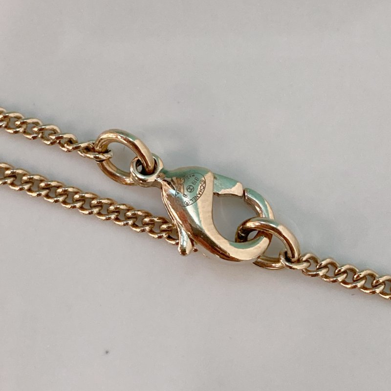 MS0347 Chanel 香奈兒 項鍊 水鑽 珍珠 CC Logo Circle Crystal with Pearl x LGHW Necklace-10