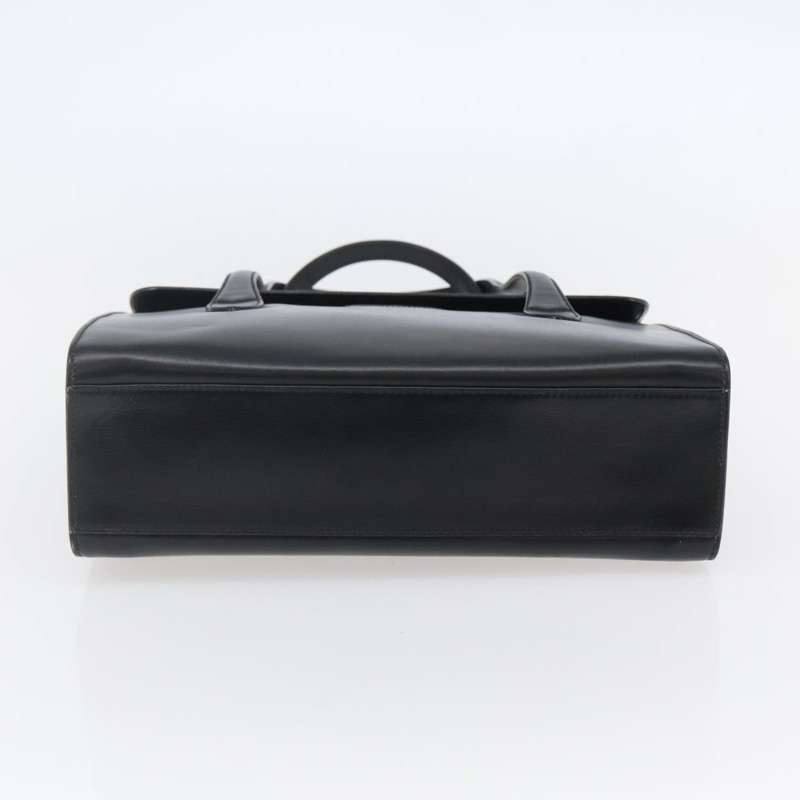【日本直送】GUCCI 手提包 皮革 黑金色 000 46 0079 正品 BA6441-4
