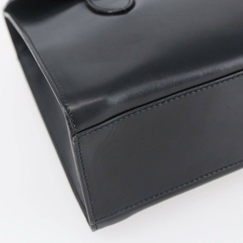 【日本直送】GUCCI 手提包 皮革 黑金色 000 46 0079 正品 BA6441-13