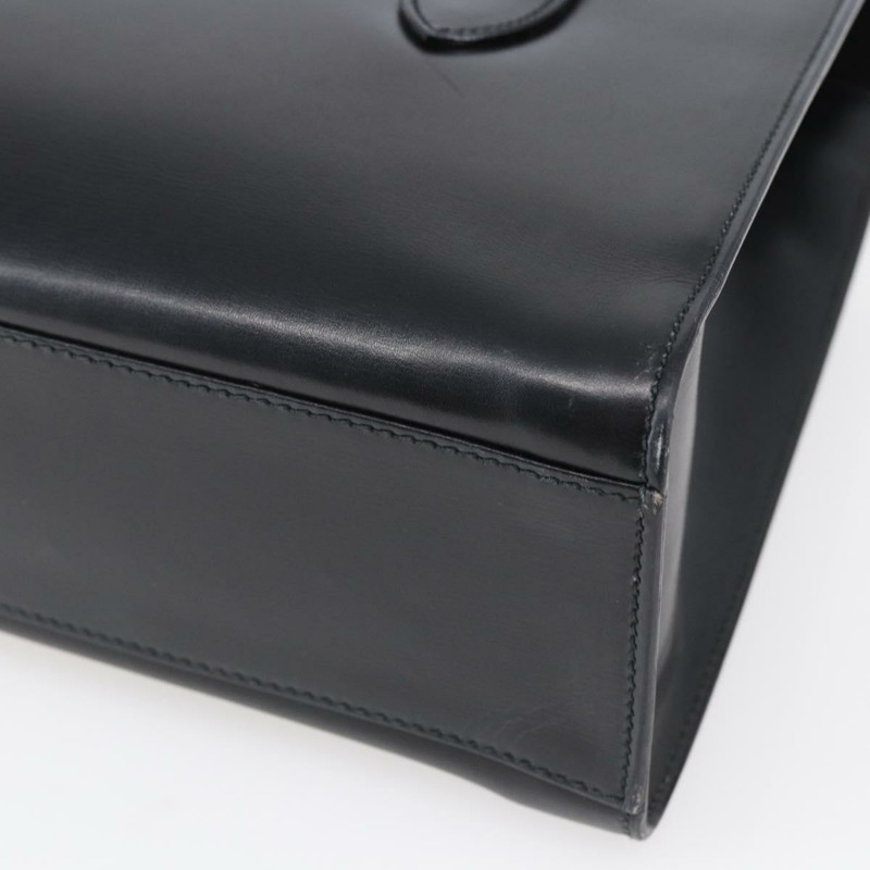 【日本直送】GUCCI 手提包 皮革 黑金色 000 46 0079 正品 BA6441-14