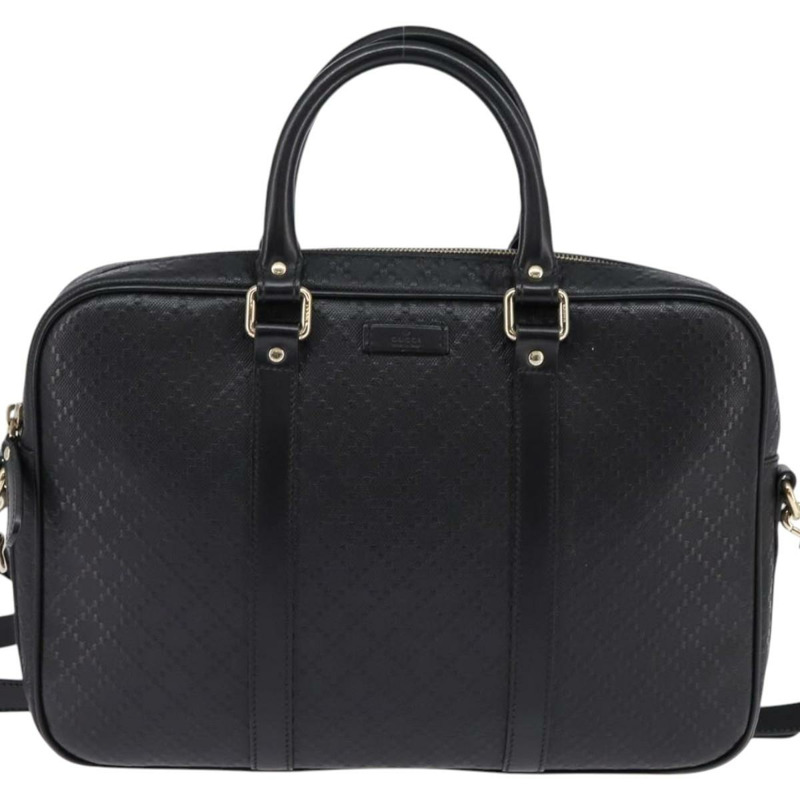 【日本直送】GUCCI Diamante 手提包 皮革 2 款可選 黑金色 344357 正品 135065-12