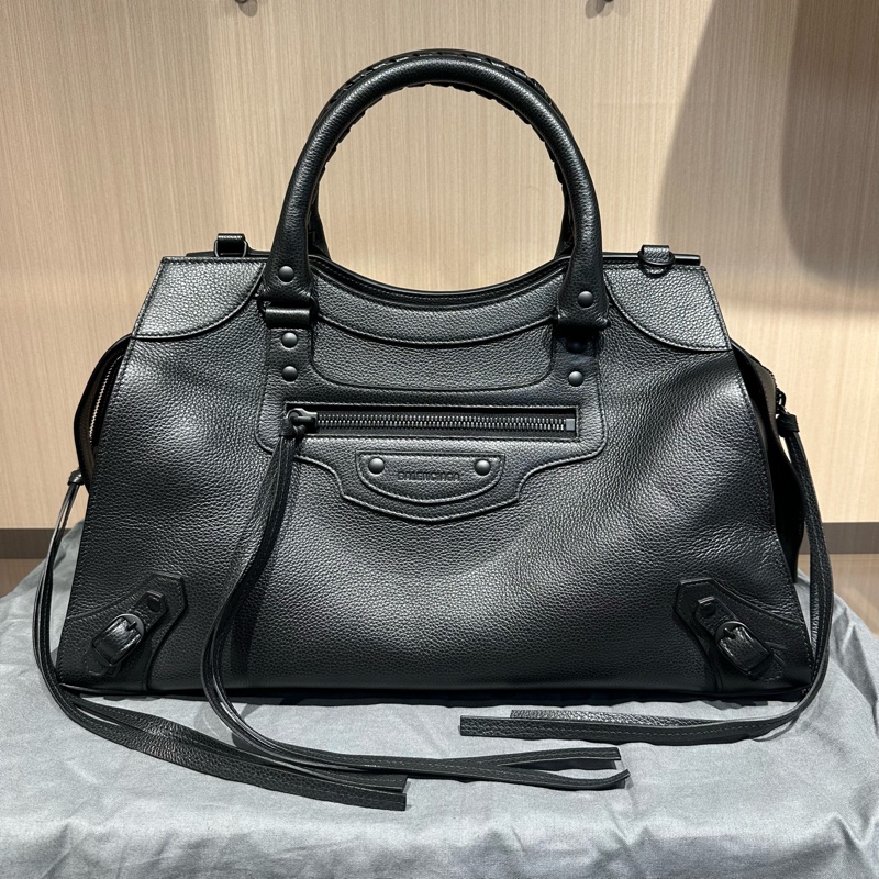 Balenciaga巴黎世家 Neo Classic 双提手手柄 斜挎单肩手提包-0