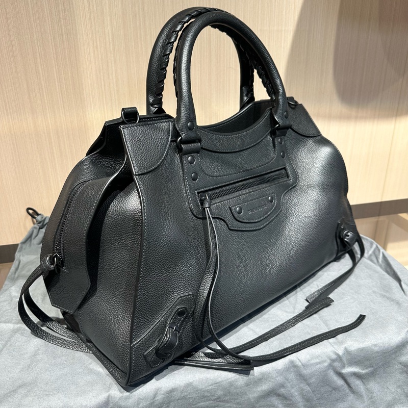 Balenciaga巴黎世家 Neo Classic 双提手手柄 斜挎单肩手提包-1