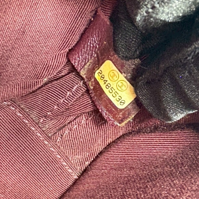 Chanel 霧銀鍊黑皮斜格拼菱格雙拉鍊相機斜背包-19