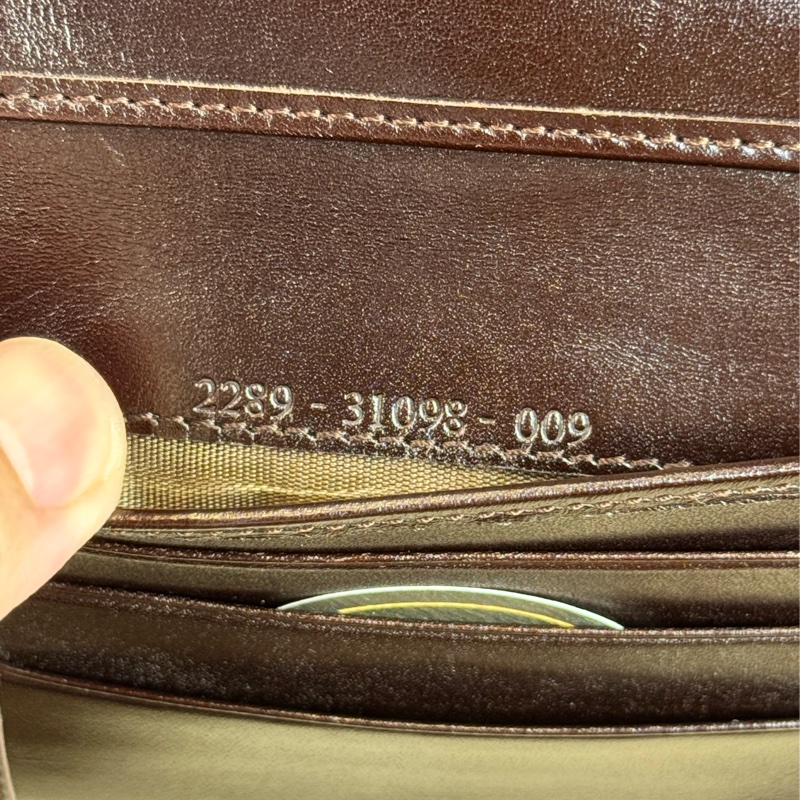 FENDI vintage經典老花法棍三折短夾🤎便宜小物-16