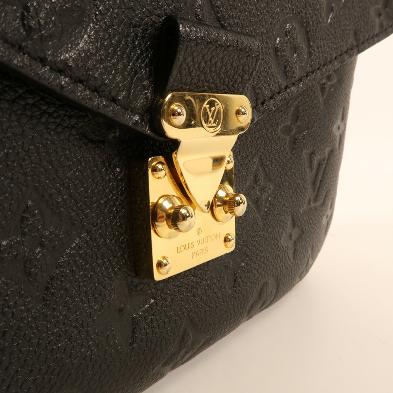 LOUIS VUITTON Monogram Empreinte Pochette Metis金扣手挽肩背兩用袋-10