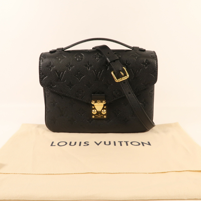 LOUIS VUITTON Monogram Empreinte Pochette Metis金扣手挽肩背兩用袋-13