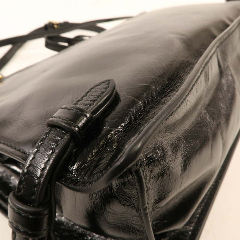 PRADA 牛皮皮革Shoulder Bag金扣肩背袋-7