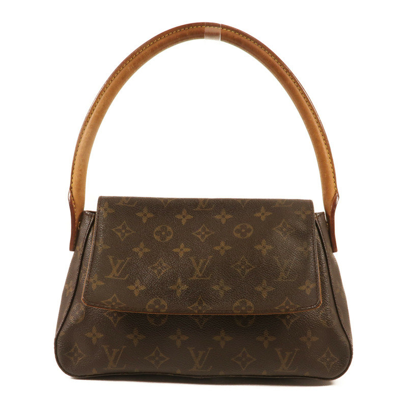 LOUIS VUITTON Monogram Mini Looping金扣肩背袋-0