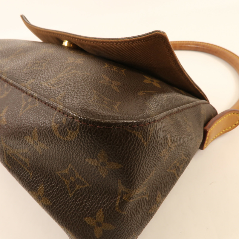 LOUIS VUITTON Monogram Mini Looping金扣肩背袋-6