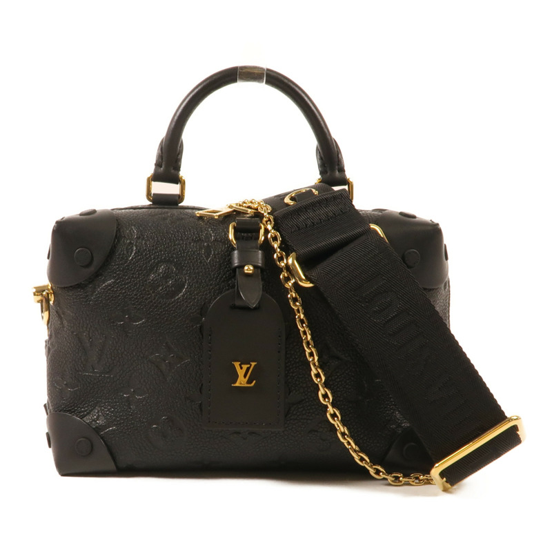 LOUIS VUITTON Monogram Empreinte Petite金扣手挽肩背兩用袋-0