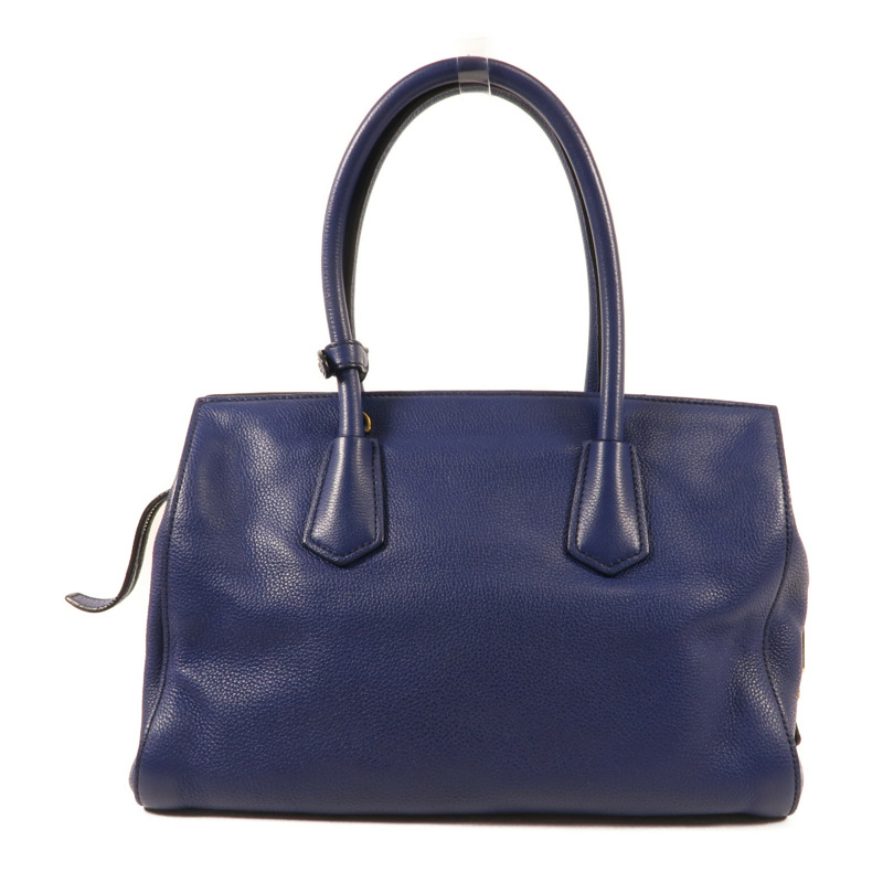 PRADA 牛皮皮革2 way Shoulder金扣手挽肩背兩用袋-1