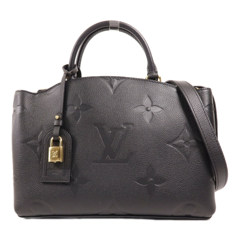 LOUIS VUITTON Monogram Empreinte Petit Palais金扣手挽肩背兩用袋-0