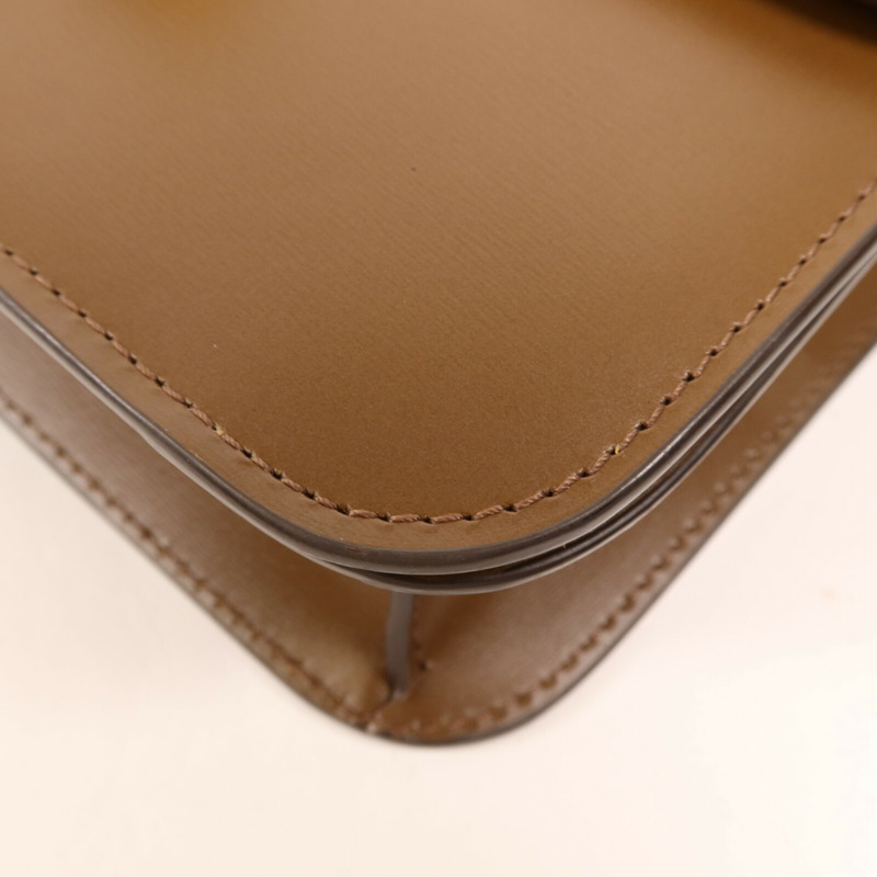 CELINE 牛皮皮革Mini Classic Box金扣肩背袋-9