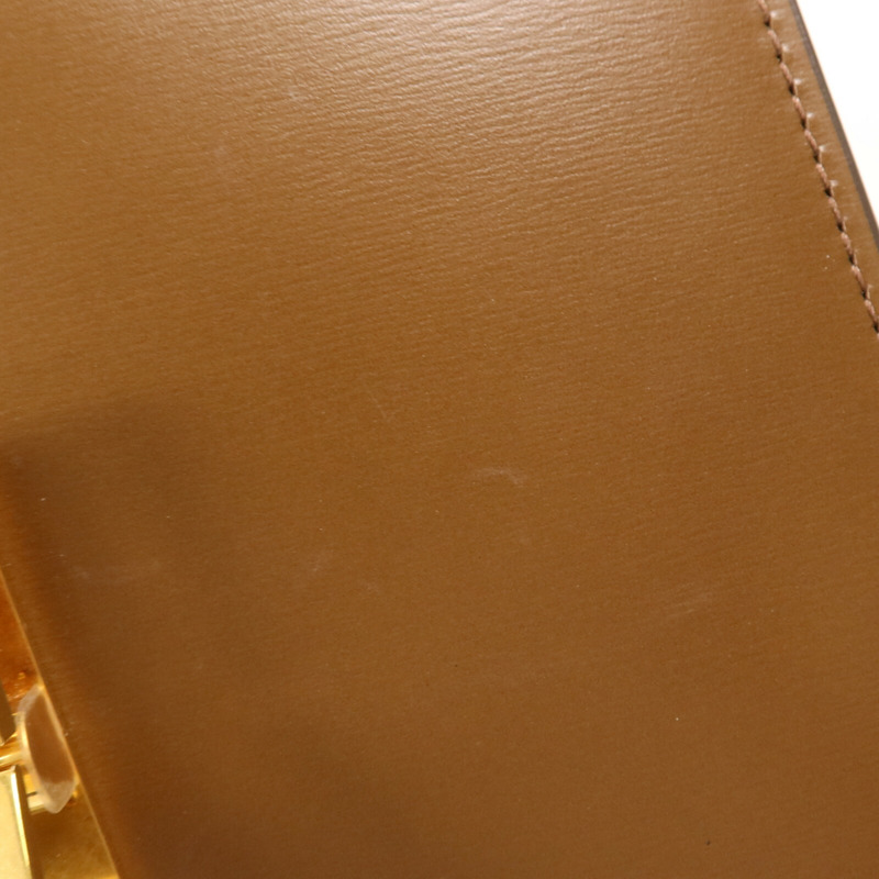 CELINE 牛皮皮革Mini Classic Box金扣肩背袋-16
