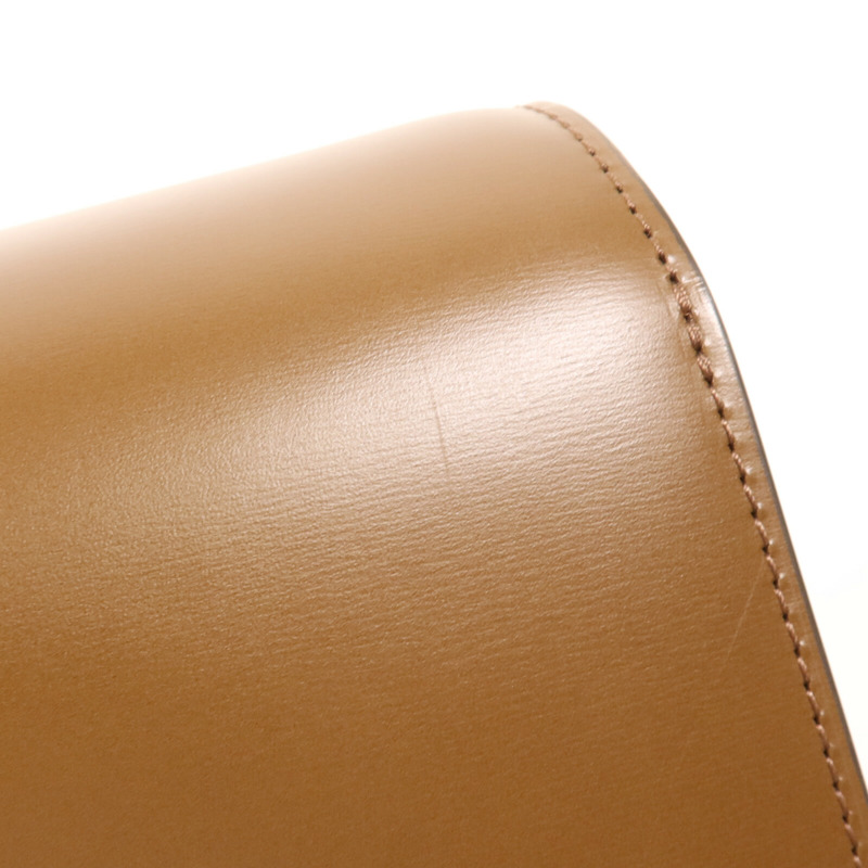 CELINE 牛皮皮革Mini Classic Box金扣肩背袋-17