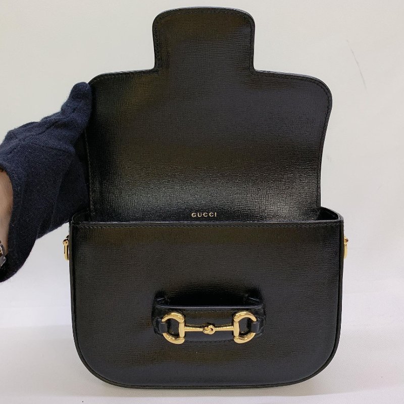 GUCCI 1955 mini全皮革肩背包-4