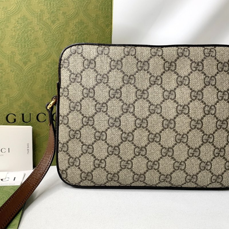 GUCCI 1955馬銜扣拉鍊相機包-1