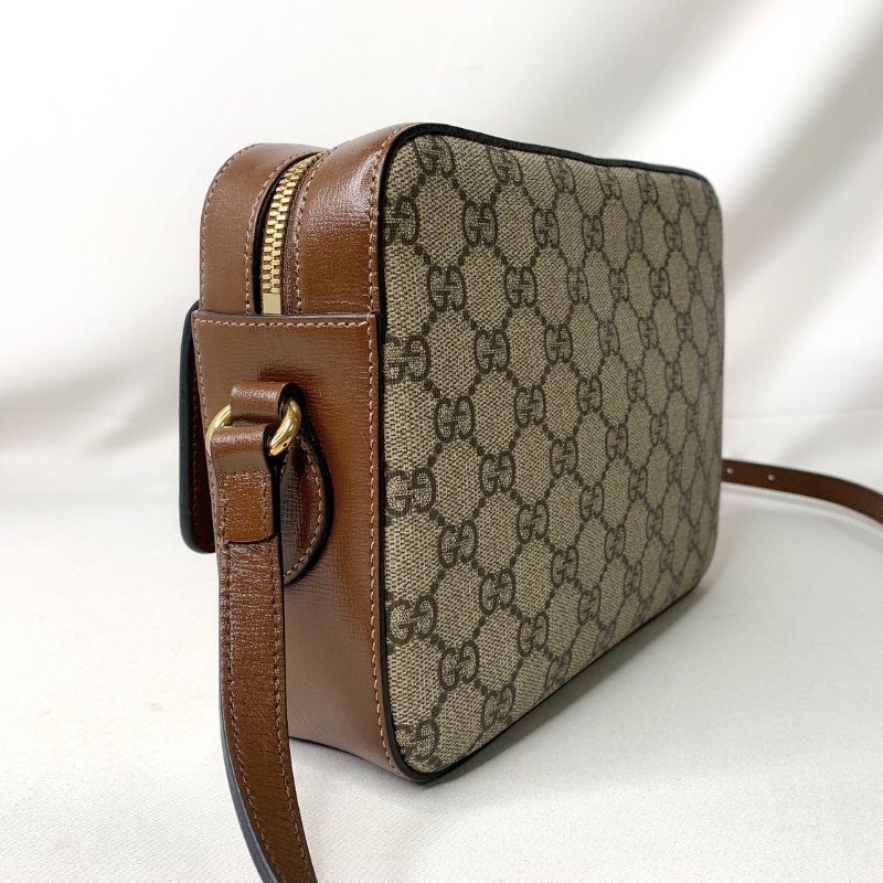 GUCCI 1955馬銜扣拉鍊相機包-5