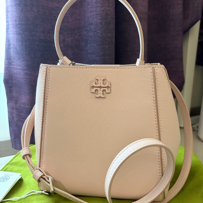 Tory Burch MCGRAW 小型水桶包 Soft Pink(櫻花粉)-7