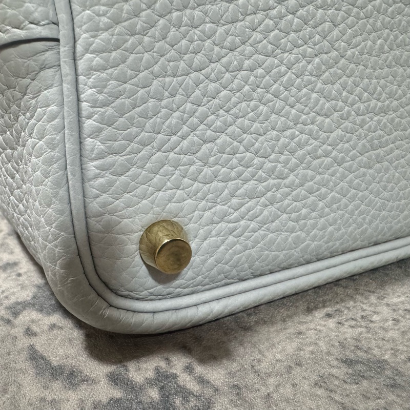 Hermes 愛馬仕 Picotin菜籃子18/聖杯藍/Z刻-12