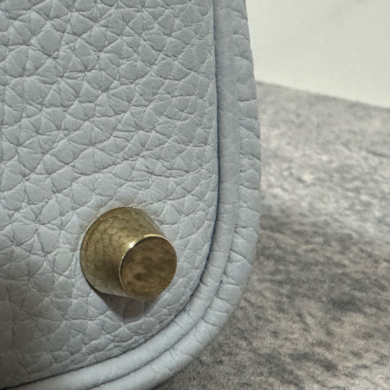 Hermes 愛馬仕 Picotin菜籃子18/聖杯藍/Z刻-13