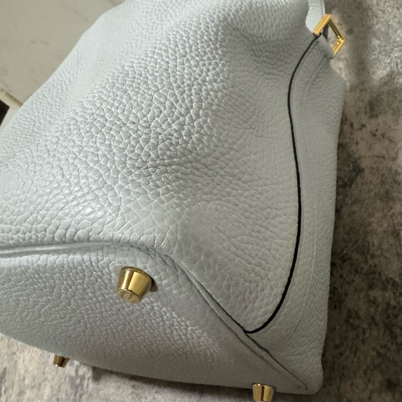 Hermes 愛馬仕 Picotin菜籃子18/聖杯藍/Z刻-15