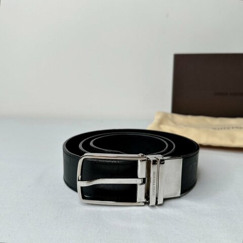 LV Damier Infini棋盤格全皮皮帶