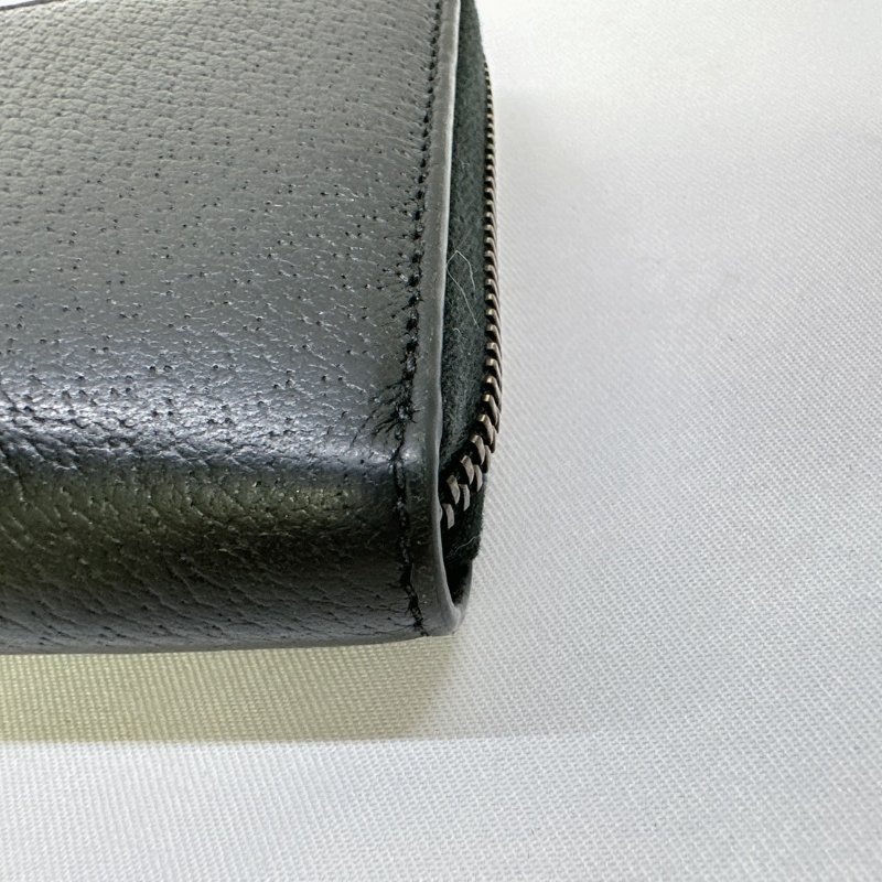 GUCCI ANIMALIER蜜蜂皮革拉鍊長夾-11