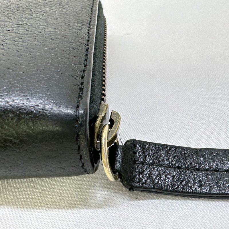GUCCI ANIMALIER蜜蜂皮革拉鍊長夾-13