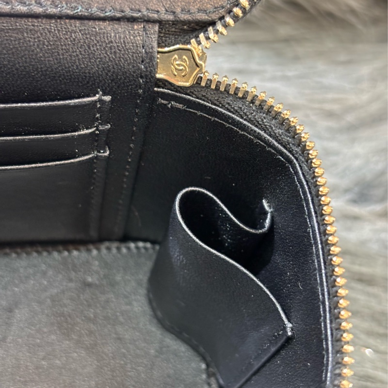 CHANEL AP2846 VANITY CASE COCO HANDLE 黑色羊皮金鍊 化妝包化妝箱長盒子斜背包-27
