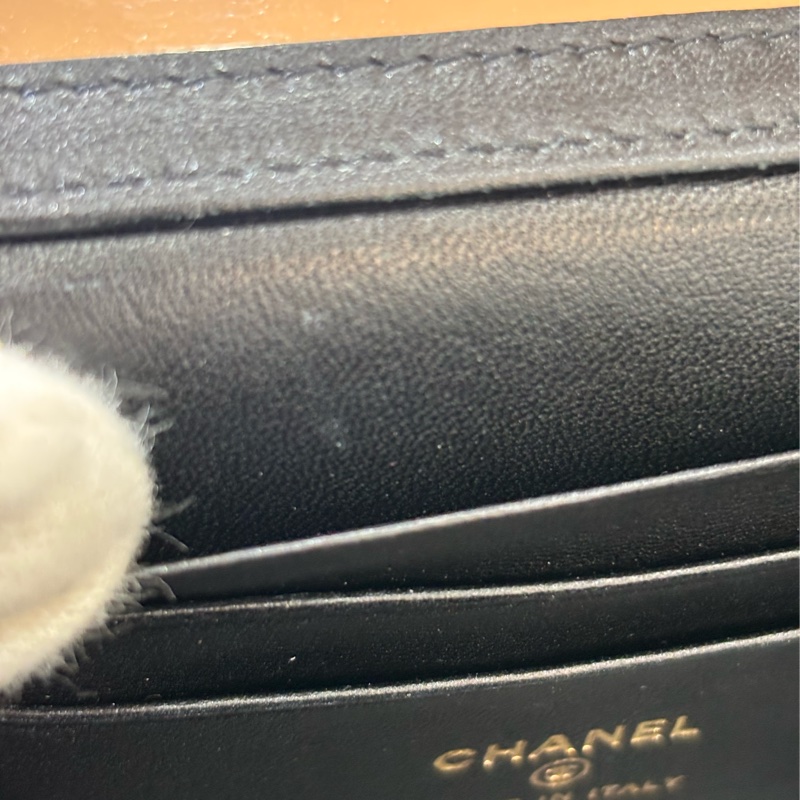 CHANEL AP2846 VANITY CASE COCO HANDLE 黑色羊皮金鍊 化妝包化妝箱長盒子斜背包-31