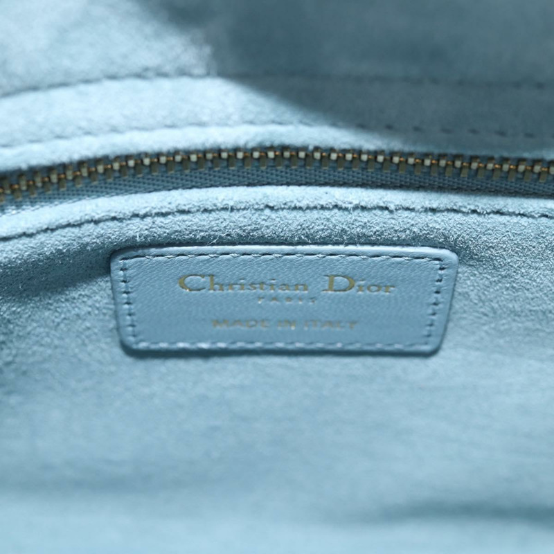 【日本直送】Christian Dior Canage 手提包 皮革 2 可選 淺藍色 金色 正品 135403M-21