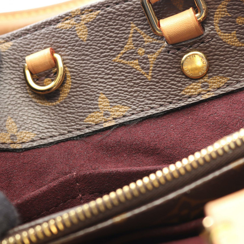 LOUIS VUITTON Montaigne BB 單肩斜背包手提包 M41055 字母組合 二手-6