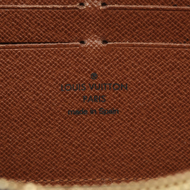 LOUIS VUITTON Zippy 皮夾 長版皮夾 M60017 Monogram 帆布 二手 男女通用-3
