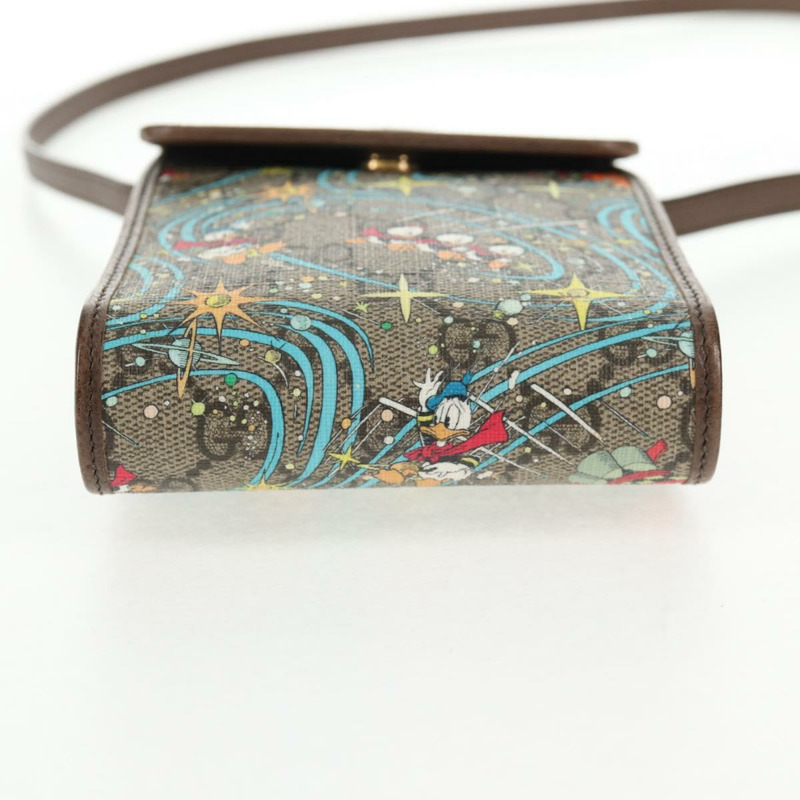 【日本直送】GUCCI GG Supreme 單肩包 PVC 米金色 647927 正品 142997M-4