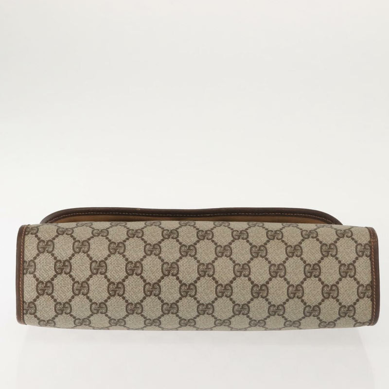 【日本直送】GUCCI GG Supreme Web Sherry Line 包款 PVC 米金色 156 01 031 正品 143329-6