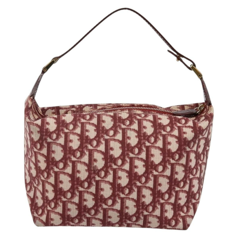 【日本直送】Christian Dior Trotter 帆布手提包 PVC 紅金 正品 144281V-1