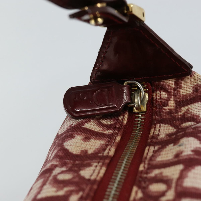 【日本直送】Christian Dior Trotter 帆布手提包 PVC 紅金 正品 144281V-8