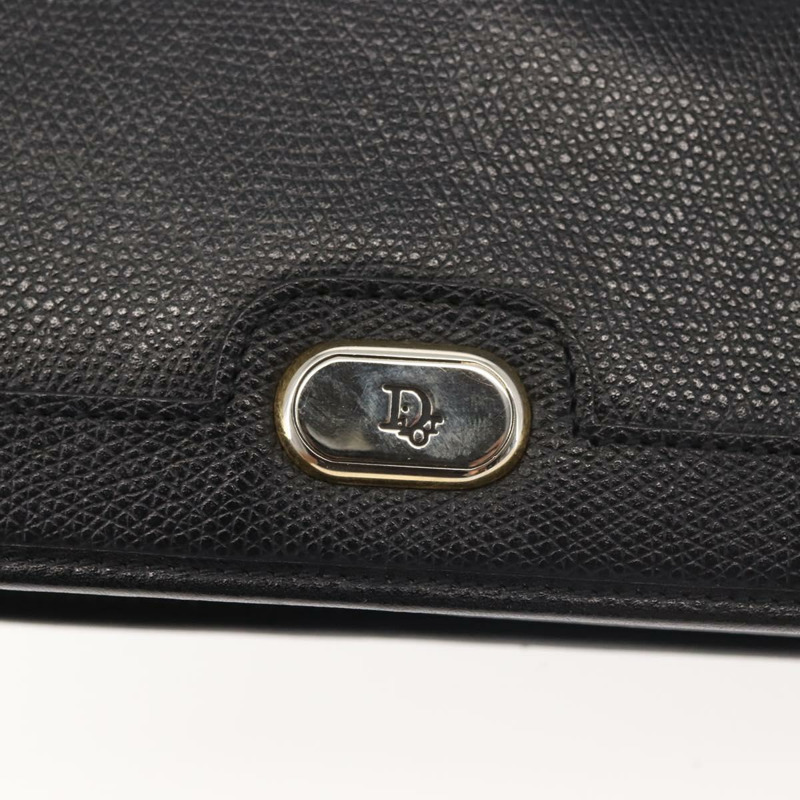 【日本直送】Christian Dior 肩背包 皮革 黑金 正品 BA6322-16