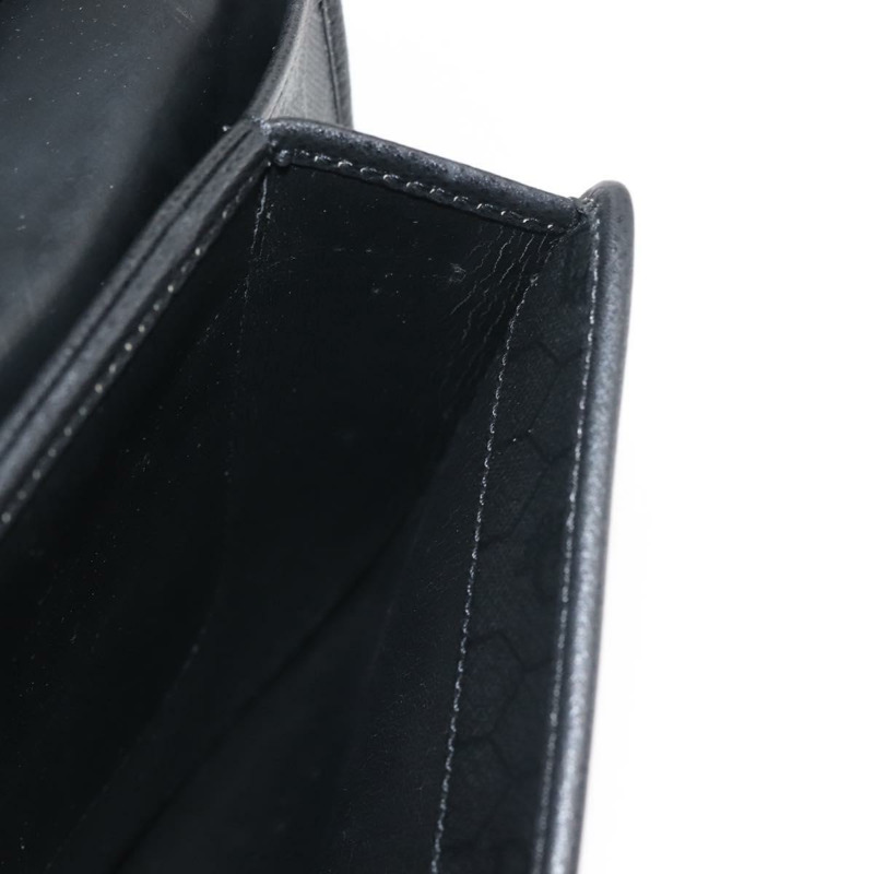 【日本直送】Christian Dior 肩背包 皮革 黑金 正品 BA6322-18