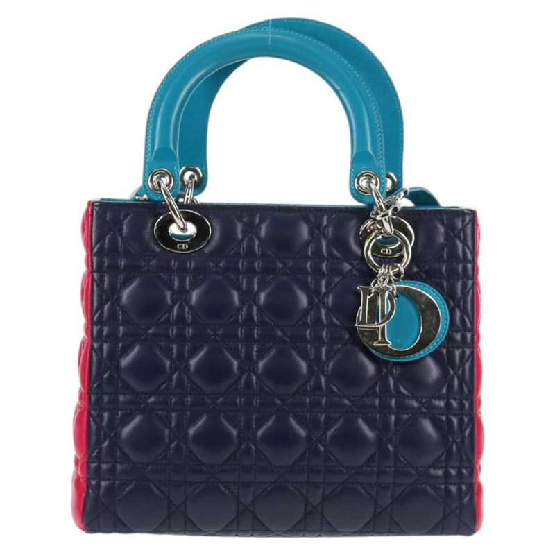 【日本直送】Christian Dior Canage 手提包 皮革 2way 多色 銀色 正品 140132M-12