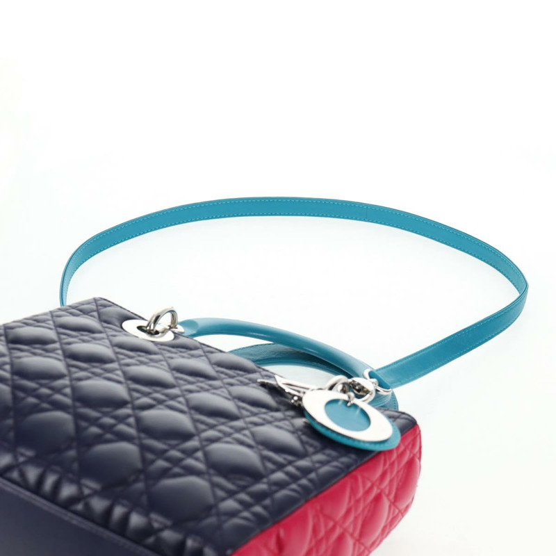 【日本直送】Christian Dior Canage 手提包 皮革 2way 多色 銀色 正品 140132M-14