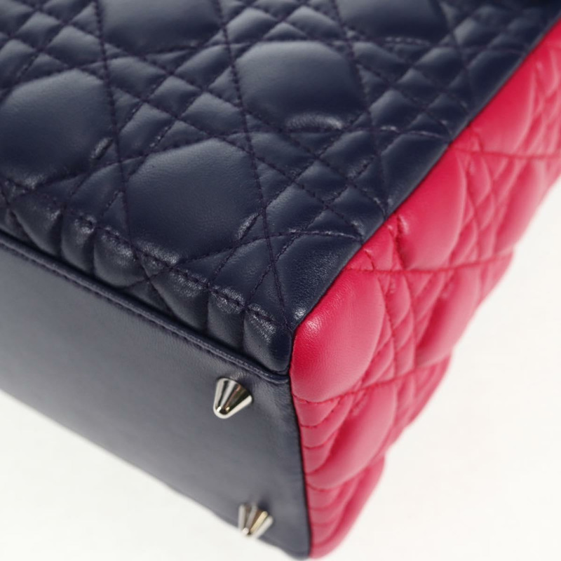 【日本直送】Christian Dior Canage 手提包 皮革 2way 多色 銀色 正品 140132M-16