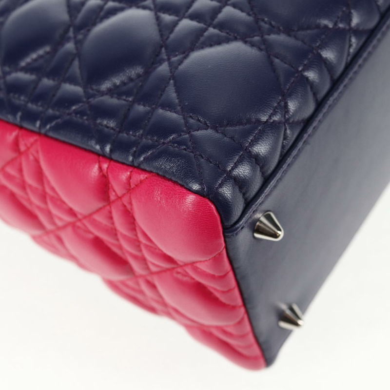 【日本直送】Christian Dior Canage 手提包 皮革 2way 多色 銀色 正品 140132M-17