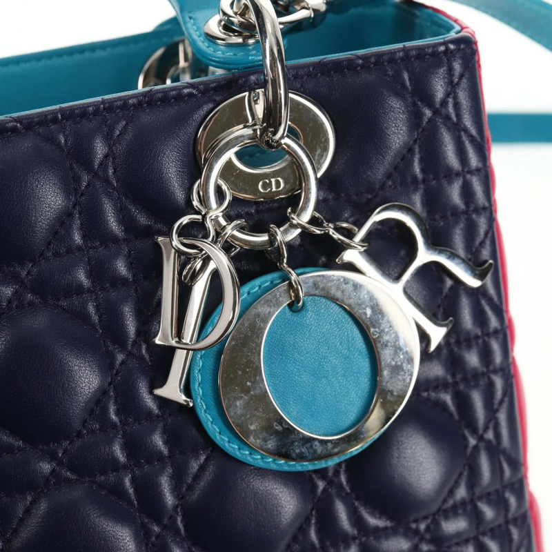【日本直送】Christian Dior Canage 手提包 皮革 2way 多色 銀色 正品 140132M-19